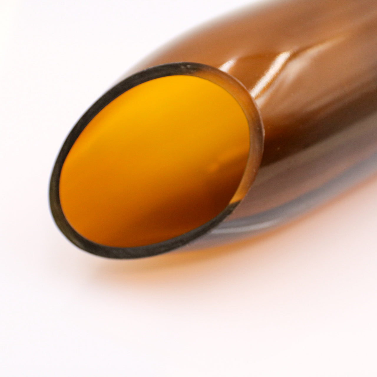 Amber Slanted Vase