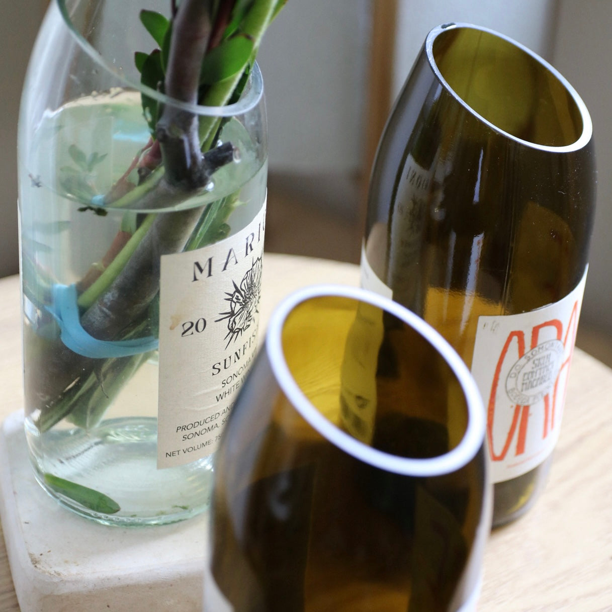 Slanted Vase | Deadleaf Green