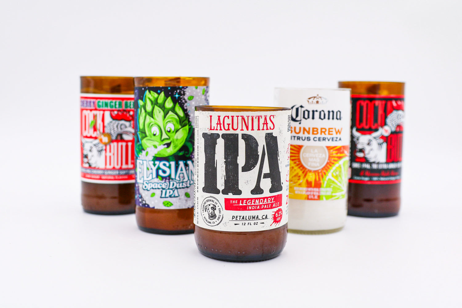 Beer Bottle Candle Collection